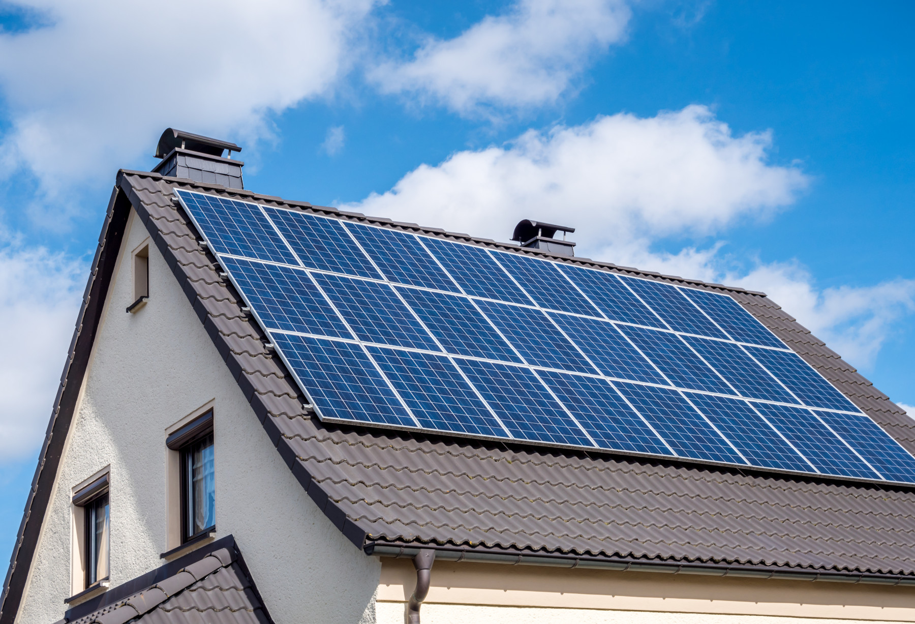 Panneaux photovoltaïques sur toiture Panneaux photovoltaïques sur toiture